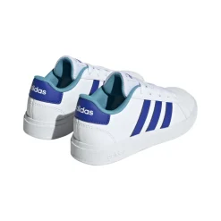 adidas Junior Grand Court 2.0 Trainers in White blue
