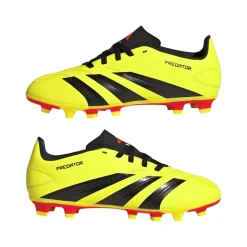 adidas Junior Predator Club FxG Football Boots in yellow black