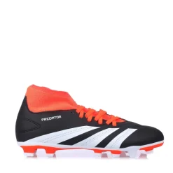 adidas Junior Predator Club Sock FxG Football Boots in Black