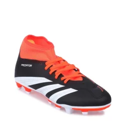 adidas Junior Predator Club Sock FxG Football Boots in Black