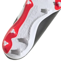 adidas Junior Predator League Firm Ground Football Boots in Black-White