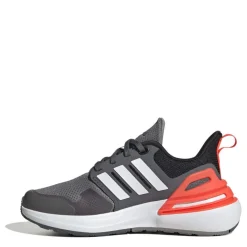 adidas Junior RapidaSport Bounce Lace Trainers in Grey