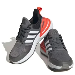 adidas Junior RapidaSport Bounce Lace Trainers in Grey