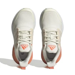 adidas Junior Rapidasport Bounce Lace Trainers in Off White