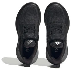 adidas Junior RapidaSport Bounce Elastic Lace Trainers in Black