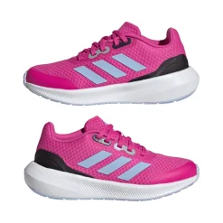 adidas Junior Run Falcon 3.0 Lace Trainers in Pink
