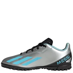 adidas Junior X Crazyfast Messi.4 Turf Football Boots in Silver