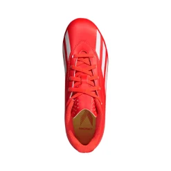 adidas Junior X Crazyfast Club FxG Football Boots in Red