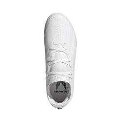 adidas Junior X Crazyfast.3 FG Football Boots in White