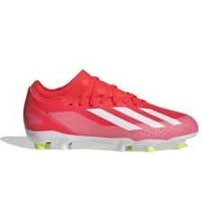 adidas Junior X Crazyfast League FG Football Boots in red white