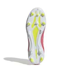 adidas Junior X Crazyfast League FG Football Boots in red white