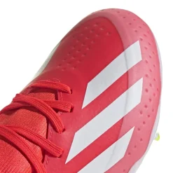adidas Junior X Crazyfast League FG Football Boots in red white