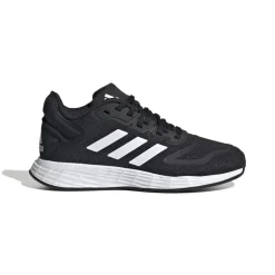 adidas Juniors Duramo 10 Running Shoes in Black-White