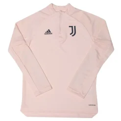adidas Juniors Juventus 2020/21 1/4 Zip Training Top in Pink