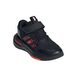 adidas Juniors Marvels Spider-Man Racer Shoes in Black