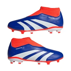 adidas Juniors Predator League Laceless FG Football Boots in Blue
