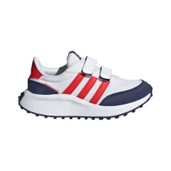 adidas Juniors Run 70s Trainers in White blue red