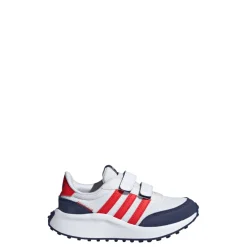 adidas Juniors Run 70s Trainers in White blue red