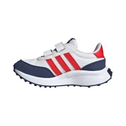 adidas Juniors Run 70s Trainers in White blue red