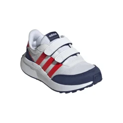 adidas Juniors Run 70s Trainers in White blue red