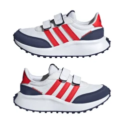 adidas Juniors Run 70s Trainers in White blue red