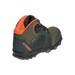 adidas Juniors Terrex BOA Mid RAIN.RDY Hiking Shoes in Green