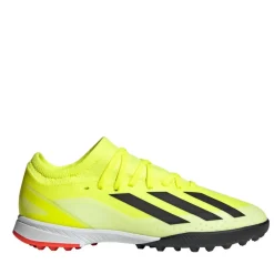 adidas Juniors X Crazyfast League Turf Football Boots in yellow black