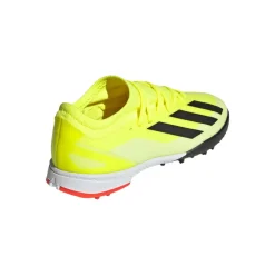 adidas Juniors X Crazyfast League Turf Football Boots in yellow black