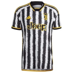 adidas Juventus Authentic Home Shirt 2023 2024 Adults in Black
