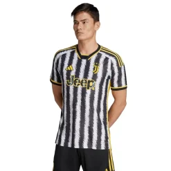 adidas Juventus Authentic Home Shirt 2023 2024 Adults in Black