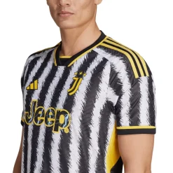 adidas Juventus Authentic Home Shirt 2023 2024 Adults in Black