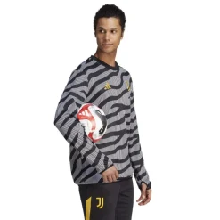 adidas Juventus Pre Match Top Adults in Black