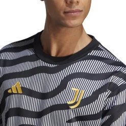 adidas Juventus Pre Match Top Adults in Black