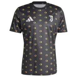 adidas Juventus Pre Match Shirt 2024 2025 Adults in Black
