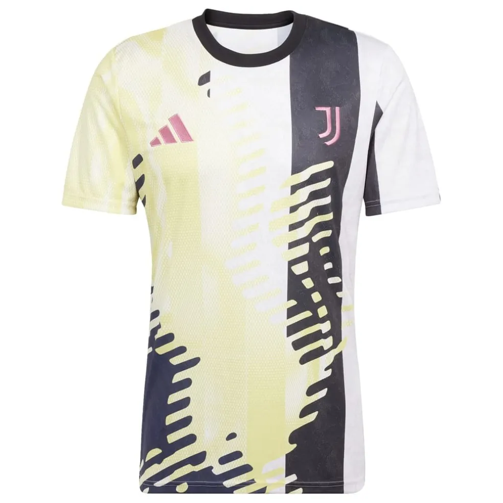 adidas Juventus Prematch Shirt 2024 2025 Adults in Yellow