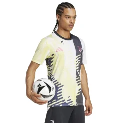 adidas Juventus Prematch Shirt 2024 2025 Adults in Yellow