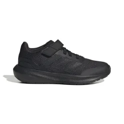adidas Kids RunFalcon 3.0 Elastic Lace Top Strap Shoes in Black