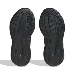 adidas Kids RunFalcon 3.0 Elastic Lace Top Strap Shoes in Black