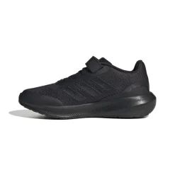 adidas Kids RunFalcon 3.0 Elastic Lace Top Strap Shoes in Black