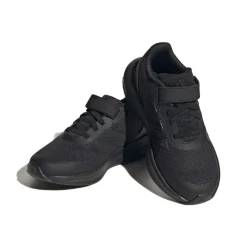 adidas Kids RunFalcon 3.0 Elastic Lace Top Strap Shoes in Black
