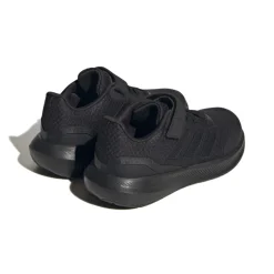 adidas Kids RunFalcon 3.0 Elastic Lace Top Strap Shoes in Black