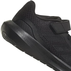 adidas Kids RunFalcon 3.0 Elastic Lace Top Strap Shoes in Black