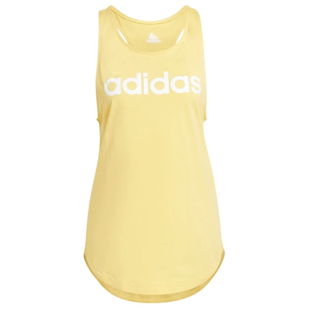 adidas Logo Tank Top in Pink