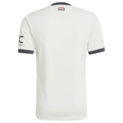 adidas Manchester United Authentic Third Shirt 2024 2025 Adults in White