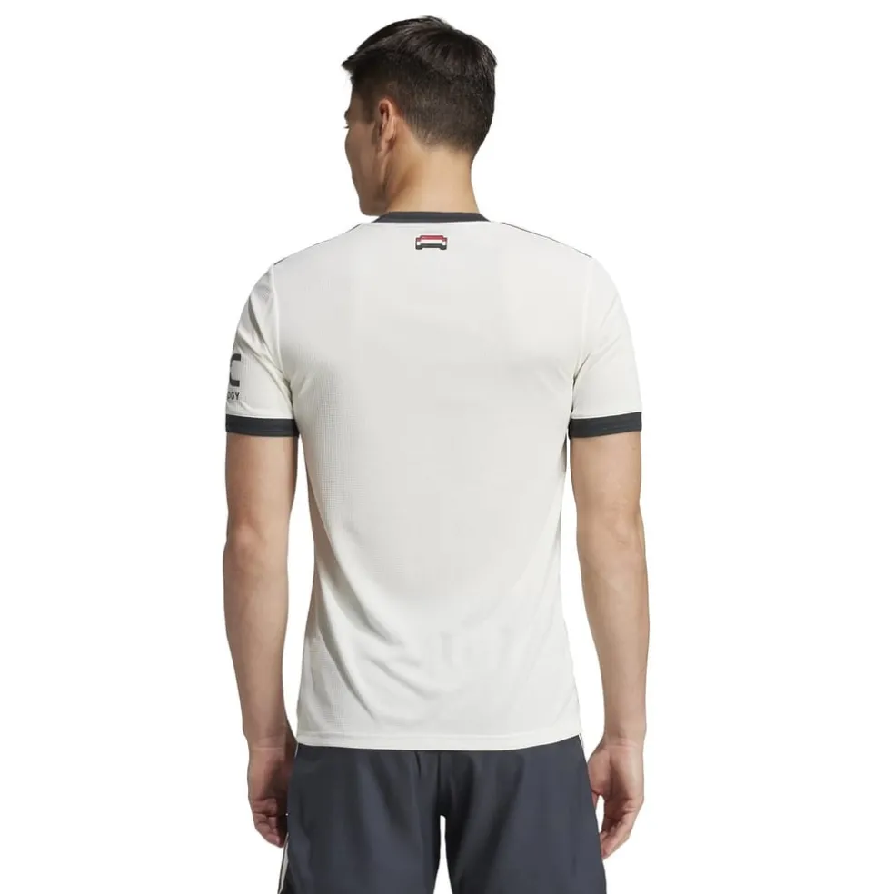 adidas Manchester United Authentic Third Shirt 2024 2025 Adults in White