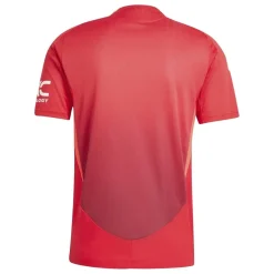 adidas Manchester United Authentic Home Shirt 2024 2025 Adults in Red