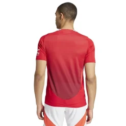 adidas Manchester United Authentic Home Shirt 2024 2025 Adults in Red