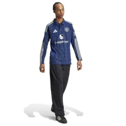 adidas Manchester United Away Long Sleeve Shirt Adults in Blue