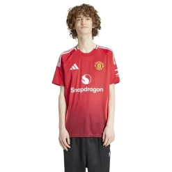adidas Manchester United Home Shirt 2024 2025 Adults in Red
