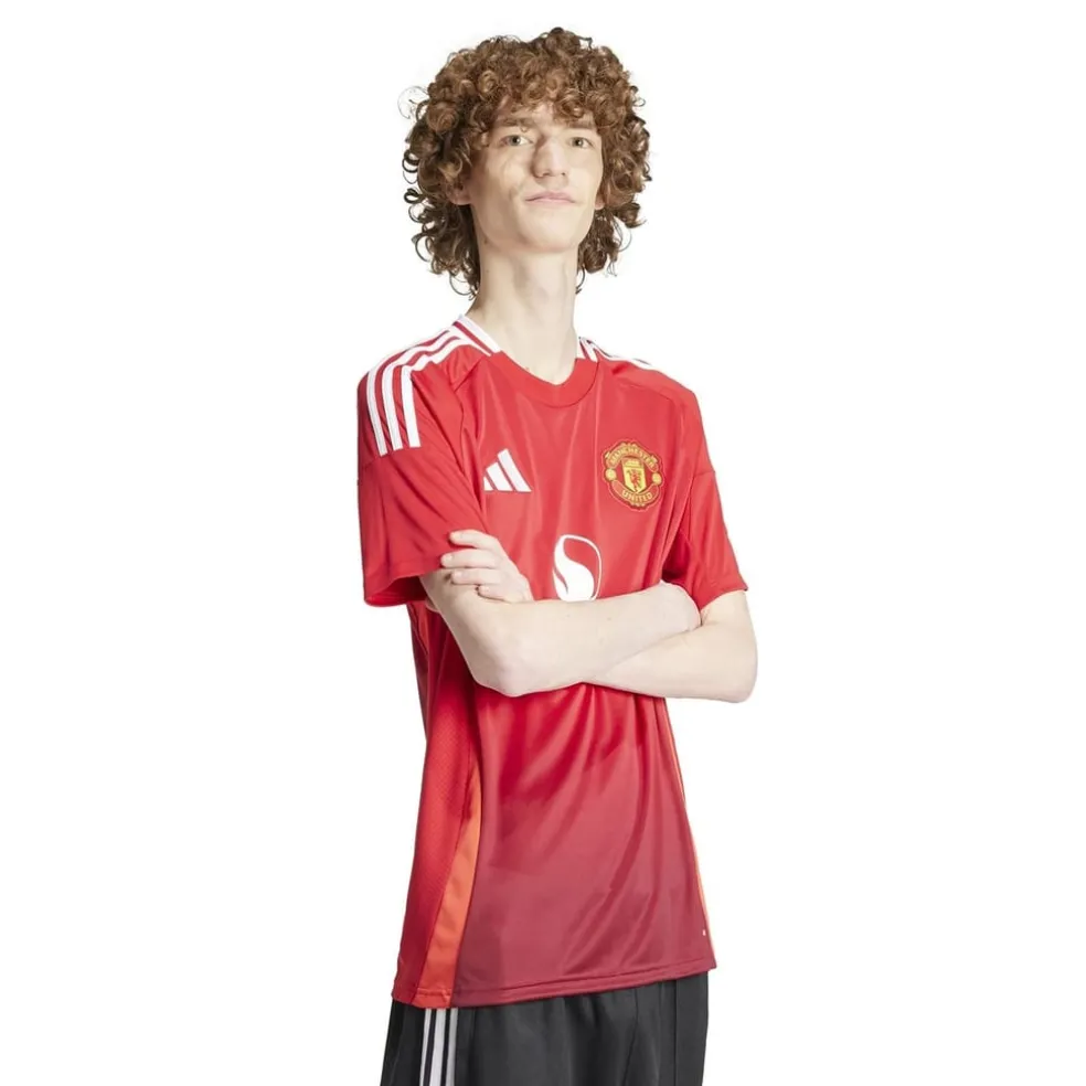 adidas Manchester United Home Shirt 2024 2025 Adults in Red